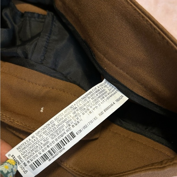 Stylish Tan Wide-Leg Pants - Picture 5 of 5